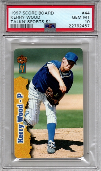 Kerry Wood baseball card (Chicago Cubs P) 1998 Topps #P2 Picture Perfect  Rookie at 's Sports Collectibles Store
