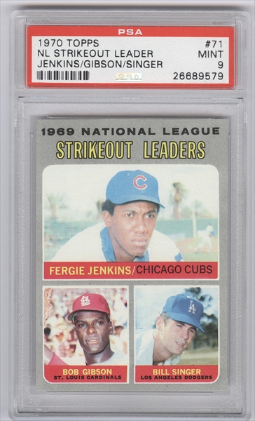  1970 Topps # 240 Fergie Jenkins Chicago Cubs (Baseball