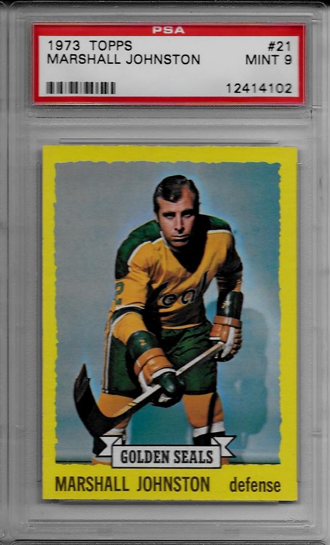  Joey Johnston California Golden Seals Hockey Any