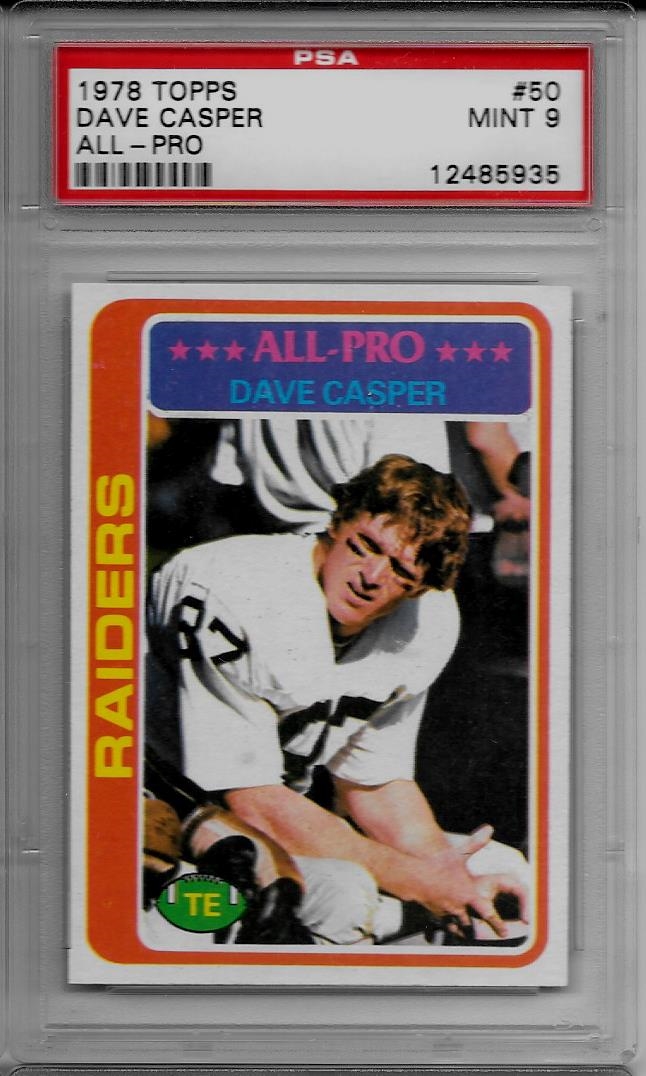 Football - 1978 Topps Oakland Raiders: Kelly's 1978 Topps Oakland