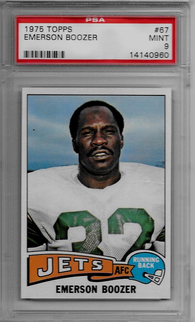 : 1970 Topps # 128 Emerson Boozer New York Jets