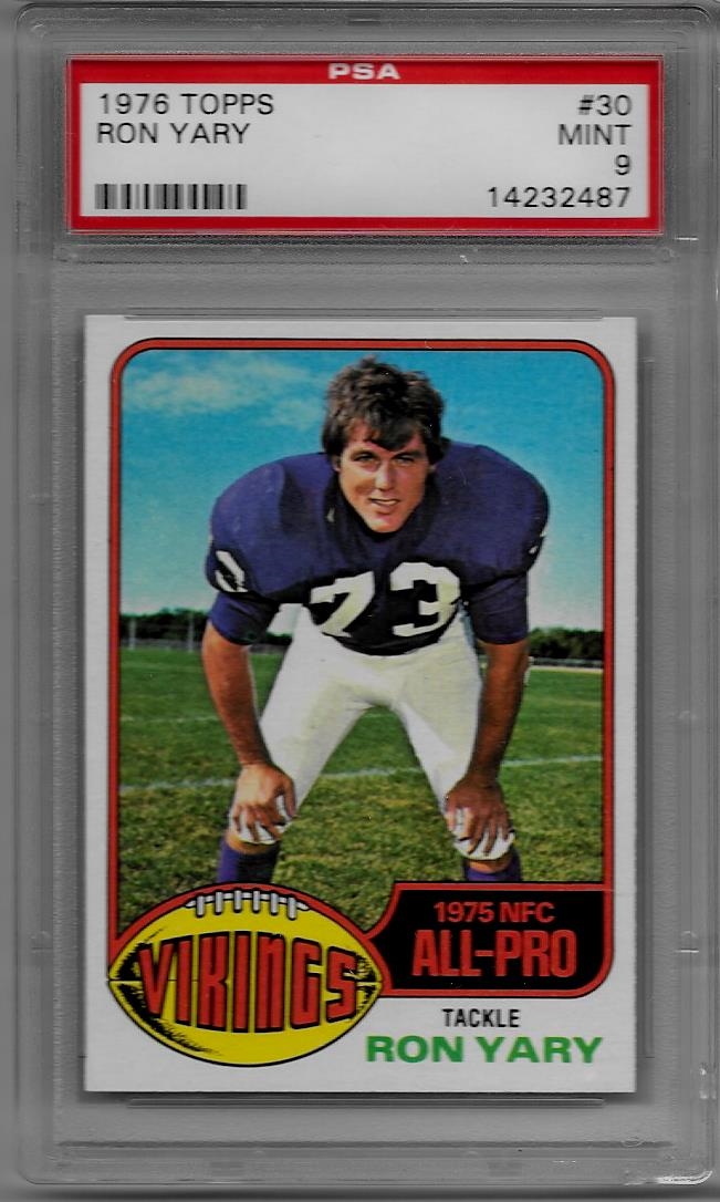 : 1976 Topps # 84 Wally Hilgenberg Minnesota Vikings