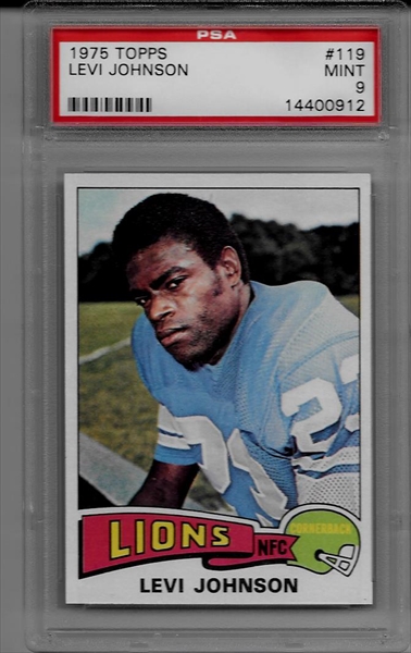 1973, Detroit Lions Levi Johnson Football - Historic Images