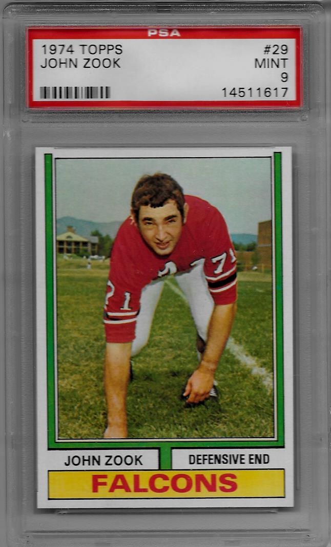 Football - 1974 Topps Atlanta Falcons: Kelly's 1974 Topps Atlanta