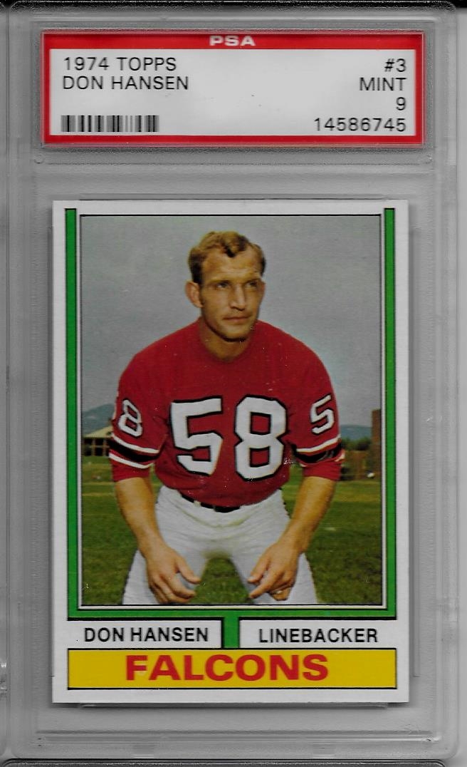 : 1974 Topps # 160 Tommy Nobis Atlanta Falcons (Football