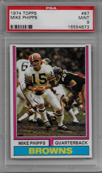 Cleveland Browns 1974 Topps Football Cards