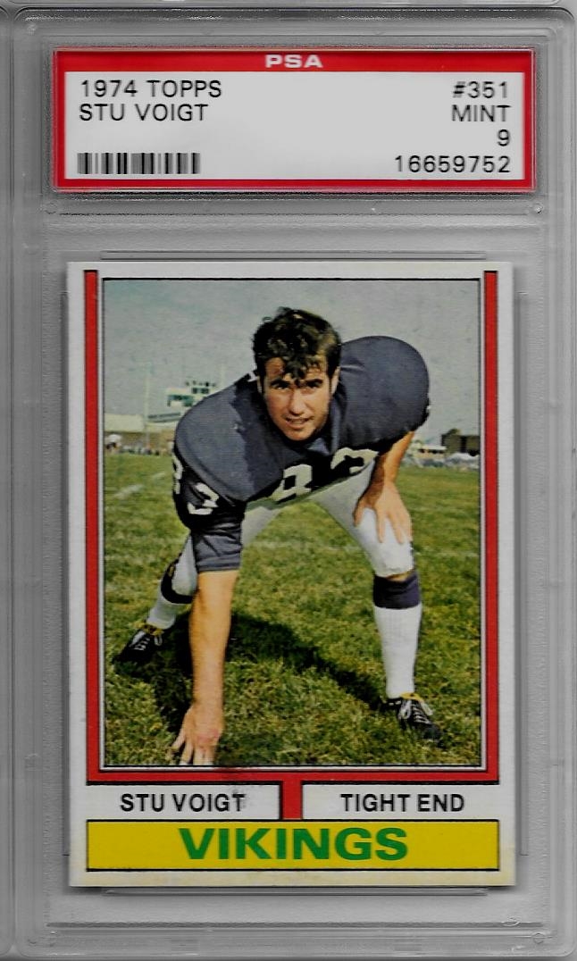 Football 1974 Topps Minnesota Vikings Kelly's 1974 Topps Minnesota