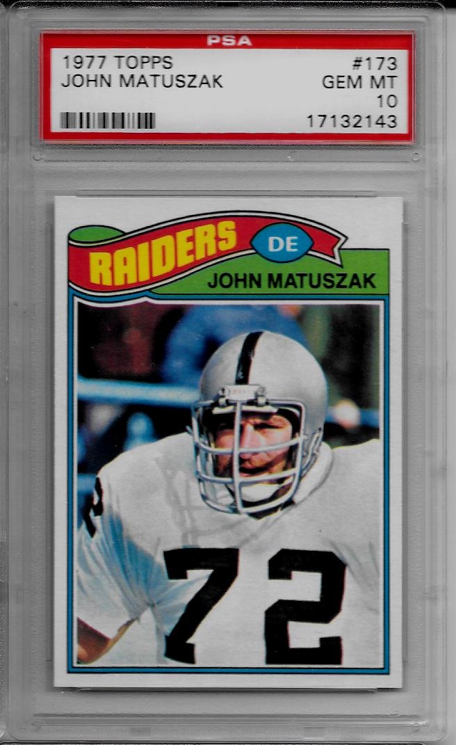 Football, John Matuszak Basic Set All Time Set: Cardboard Cheddar