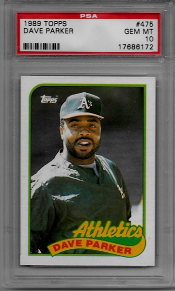 Baseball, Dave Parker Basic Topps Set Published Set: Kelly's Dave Parkers  Topps set