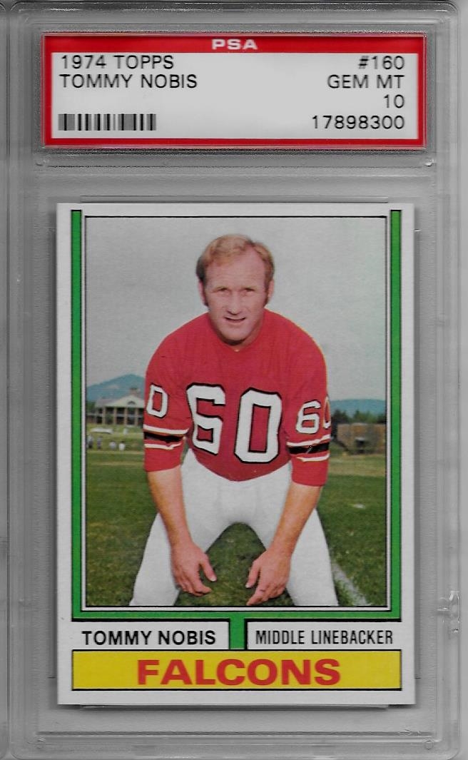 Football - 1974 Topps Atlanta Falcons: Kelly's 1974 Topps Atlanta