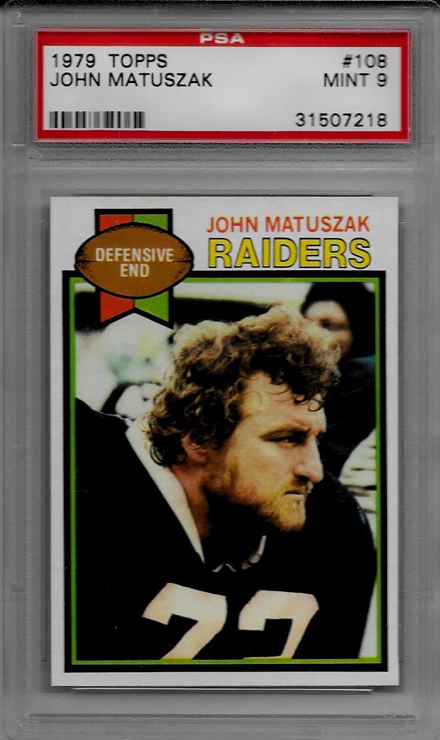 Football, John Matuszak Basic Set All Time Set: Cardboard Cheddar