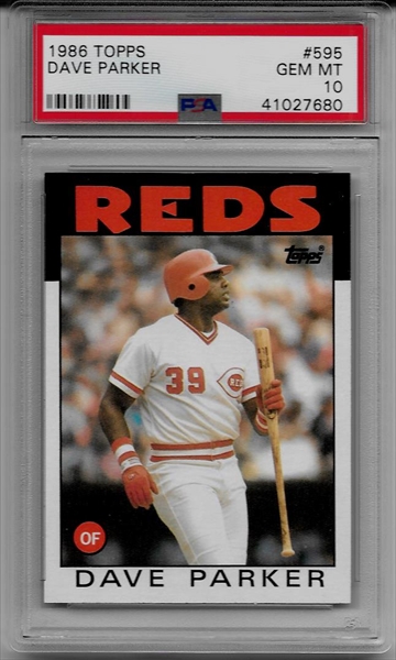 Baseball, Dave Parker Basic Topps Set Published Set: Kelly's Dave Parkers  Topps set