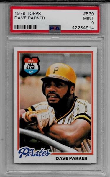 Baseball, Dave Parker Basic Topps Set Published Set: Kelly's Dave Parkers  Topps set