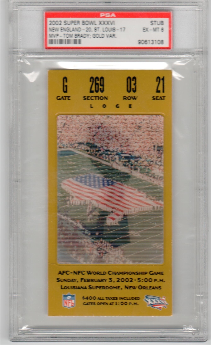 Tickets - Super Bowl Basic Set (1967-Present): GradedTickets Set Image  Gallery