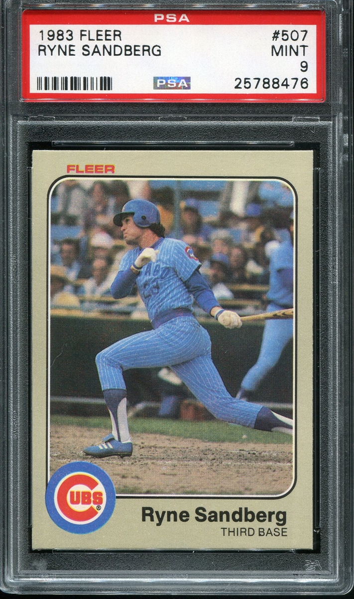 1983 Donruss Baseball Ryne Sandberg RC 277 Cubs Rookie Card 