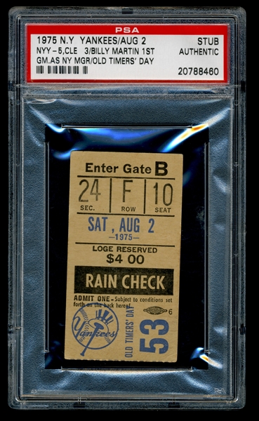 Lot Detail - George Brett MLB Debut Ticket Stub