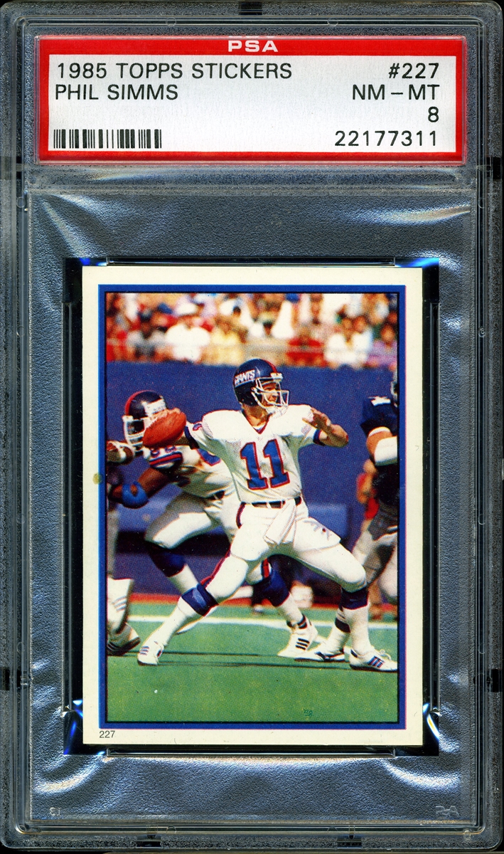 Football - Phil Simms Basic & Collector Issues Set: Tom D Set Image Gallery