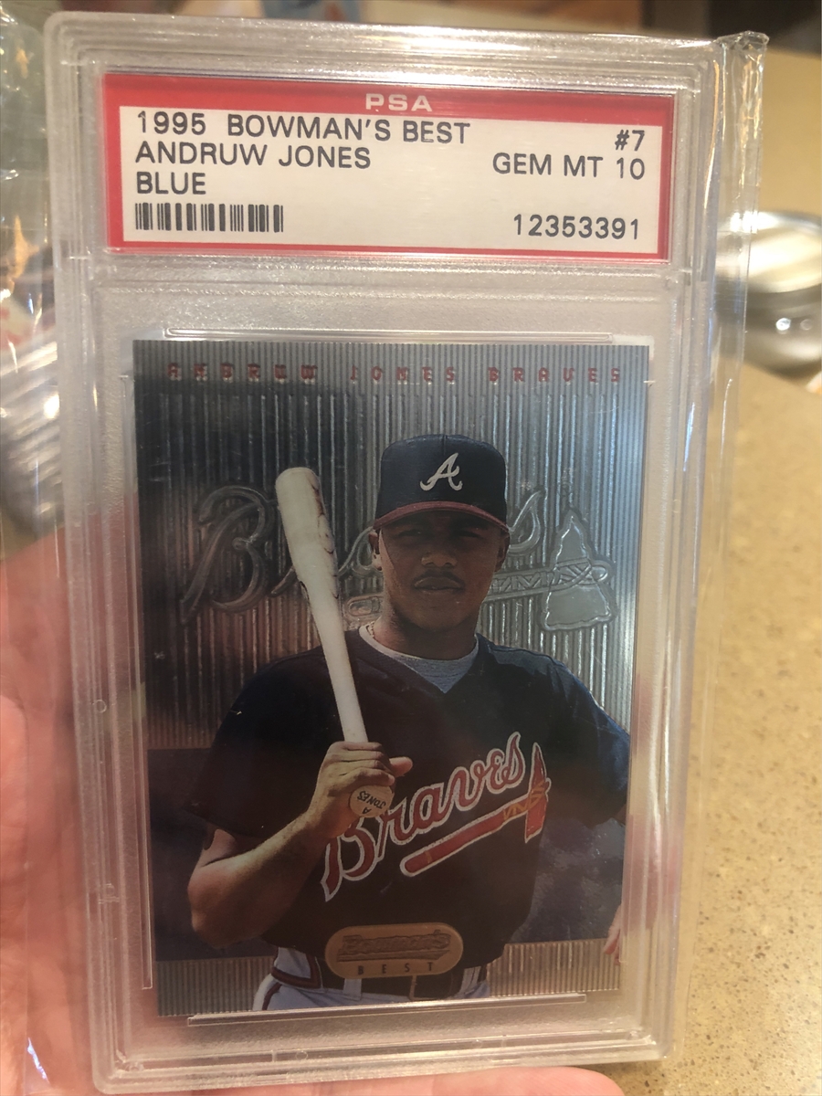 1995 Bowman's Best Andruw Jones (Blue)