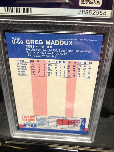 GREG MADDUX 1995 PINNACLE ZENITH 37