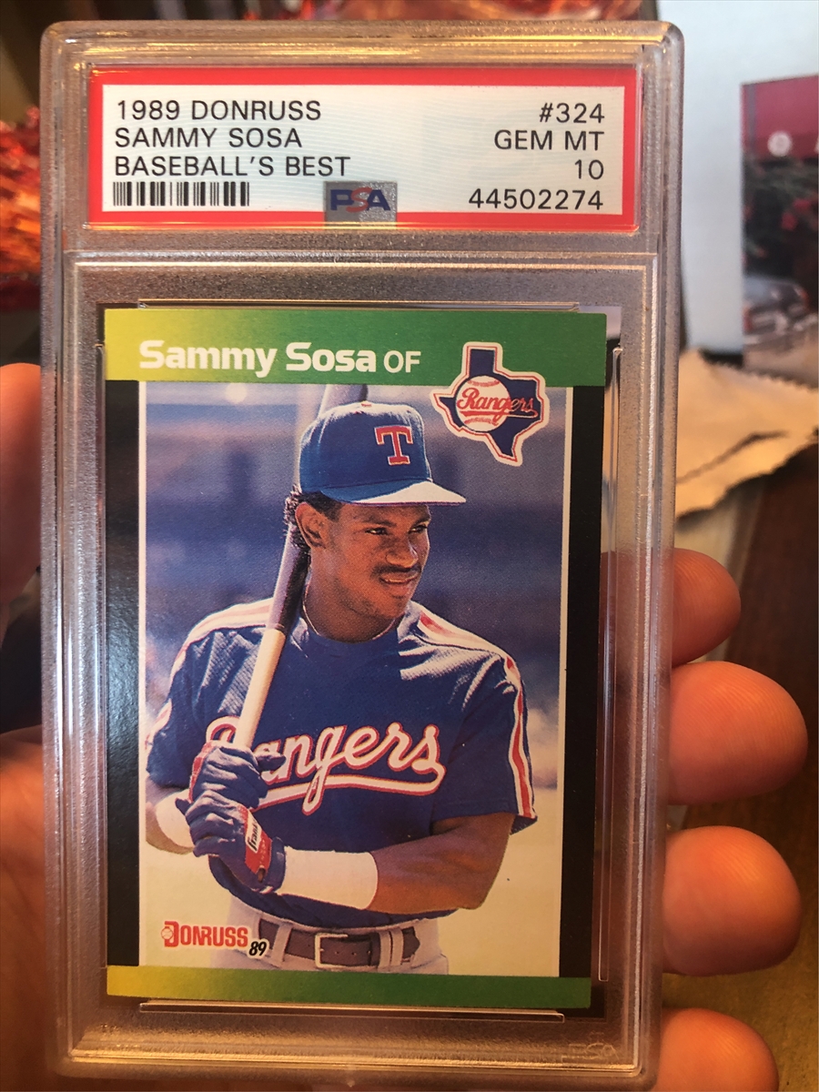 Sammy Sosa Baseball Card 1989 Topps 1989 MLB Trading Card 