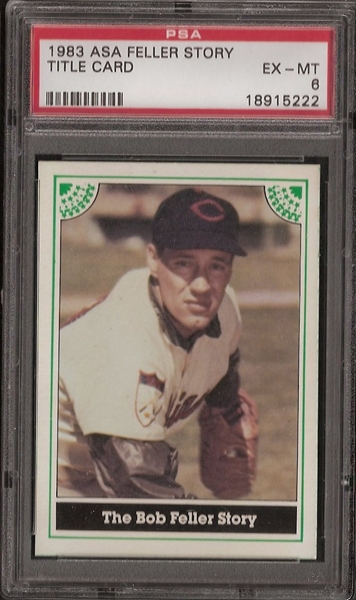 Bob Feller Autographed Story Card