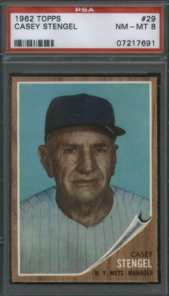 John DeMerit: (1962 New York Mets) 1962 Topps baseball card signed