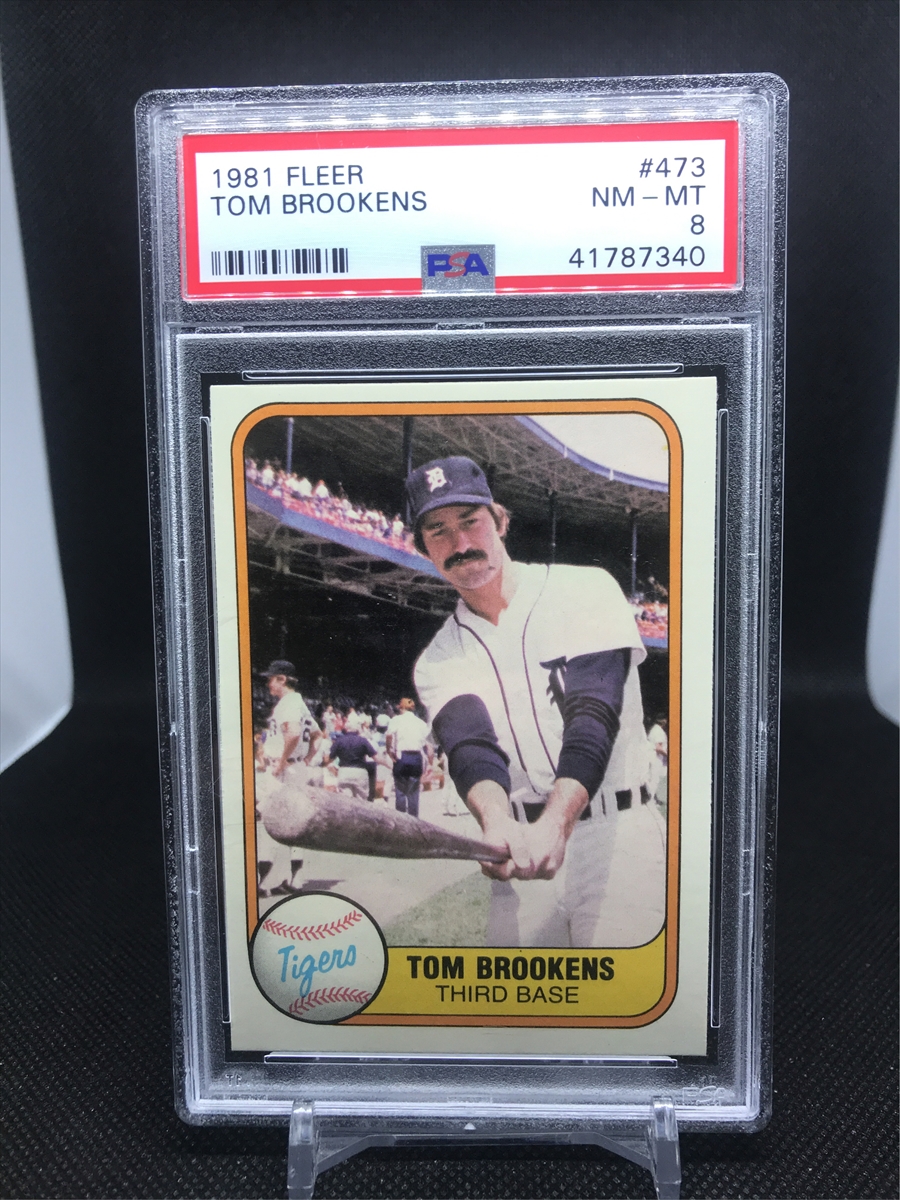 Tom Brookens autographed Baseball Card (Detroit Tigers) 1987 Topps
