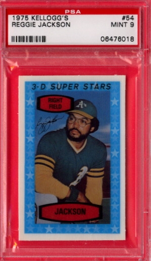 1976 Hostess Hand Cut #146 Reggie Jackson Athletics Hof Psa 9 B3544834-966