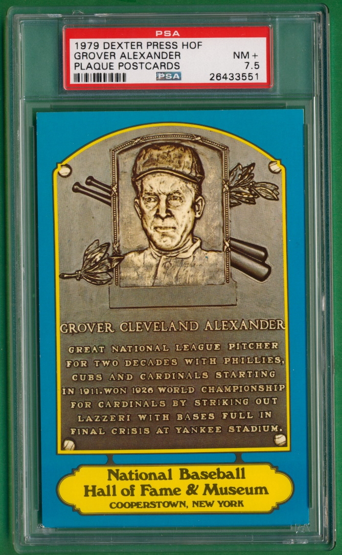 Stan Coveleski - Baseball Hall of Fame Plaque Postcard Signed