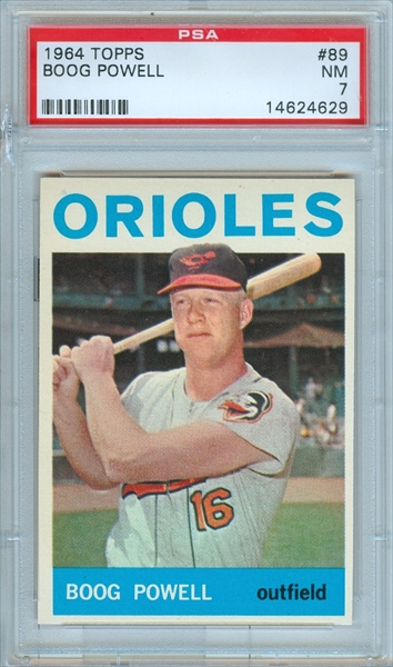 1962 Topps # 99 Boog Powell ROOKIE [#] (Orioles)