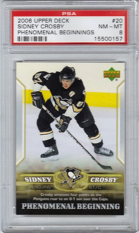 2005-06 Upper Deck Phenomenal Beginning Sidney Crosby #7 on Kronozio
