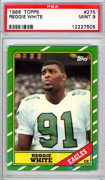 1992 Upper Deck Football Card 185 Reggie White 