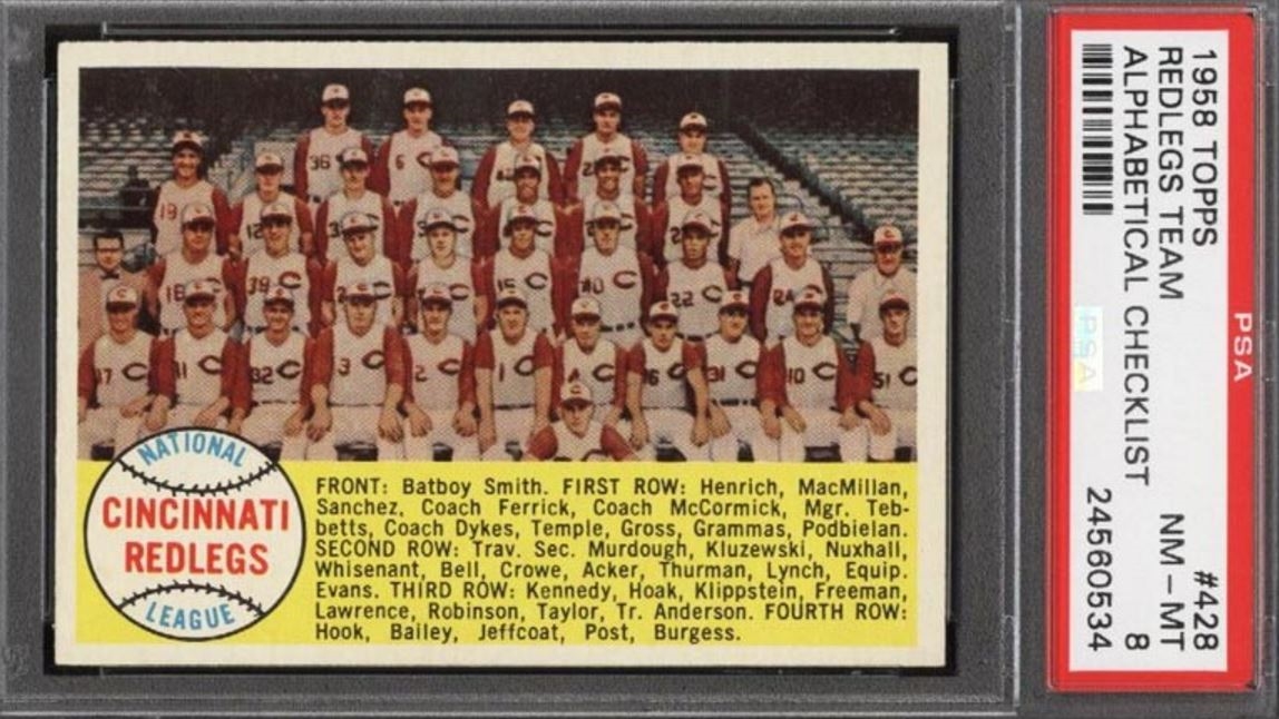 Baseball - 1956-Present Topps Cincinnati Reds Team Cards: mcholke Reds Team  Set Image Gallery