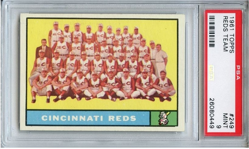 1961 Topps # 1961 Topps Cincinnati Reds Team Set