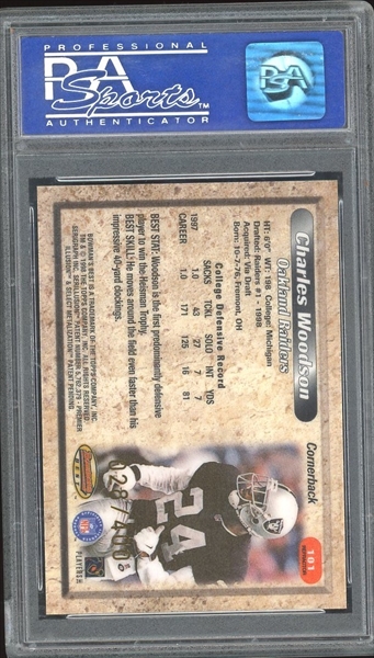 Football, Charles Woodson Master Set Published Set: veasel21 ...