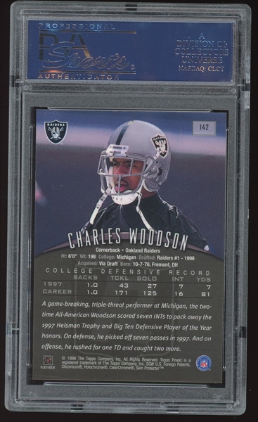 Football, Charles Woodson Master Set Published Set: veasel21 ...