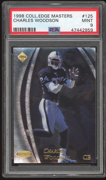 Football, Charles Woodson Master Set Published Set: veasel21 ...