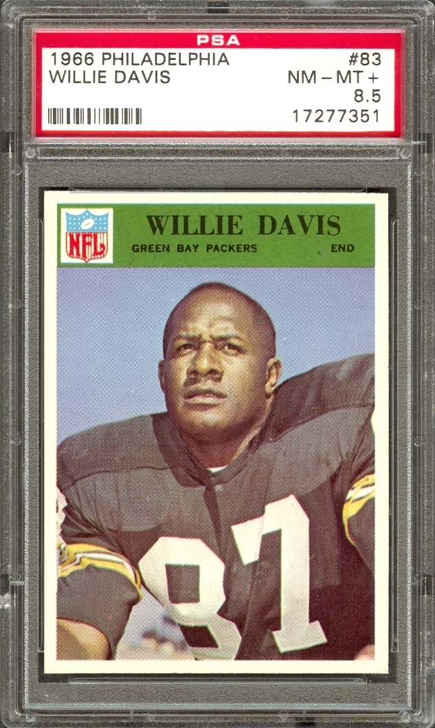 : 1966 Philadelphia # 84 Boyd Dowler Green Bay Packers