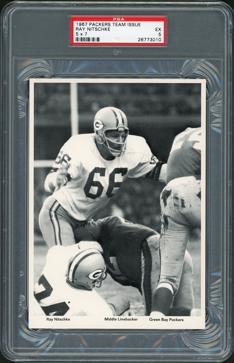 : 1970 Topps # 55 Ray Nitschke Green Bay Packers (Football Card)  EX/MT Packers Illinois : Collectibles & Fine Art