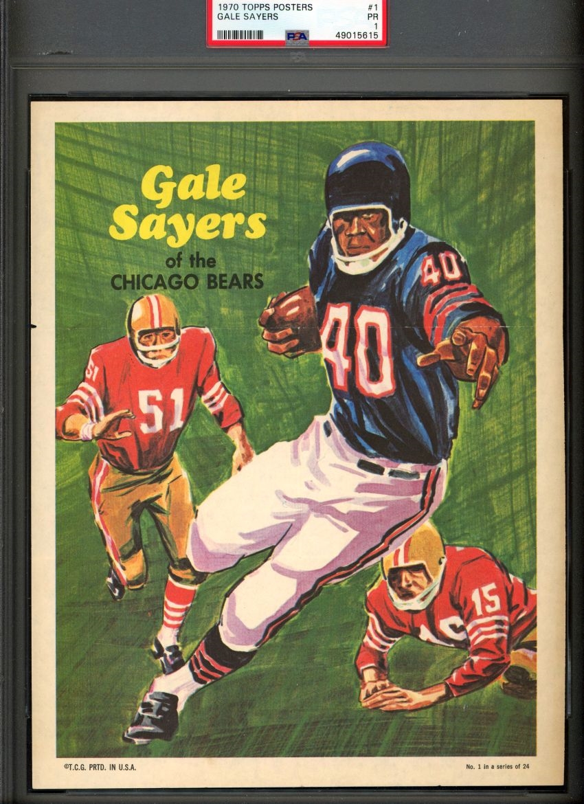 Gale Sayers Chicago Bears SIGNED AUTOGRAPHED 1966 DELL SPORTS Magazine BAS